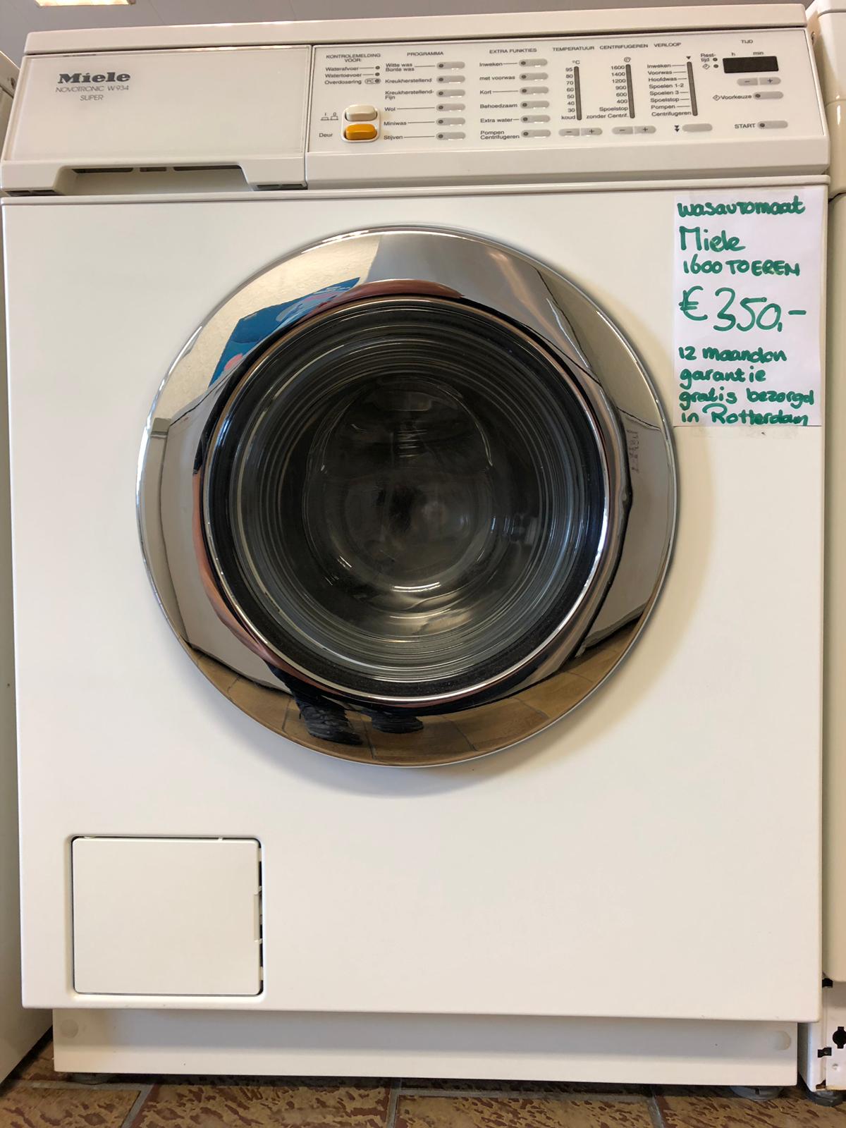 Implicaties Allerlei soorten moe Gereviseerde Miele wasmachine 1600 toeren met 12 maanden garantie - Ron's  Witgoedpaleis